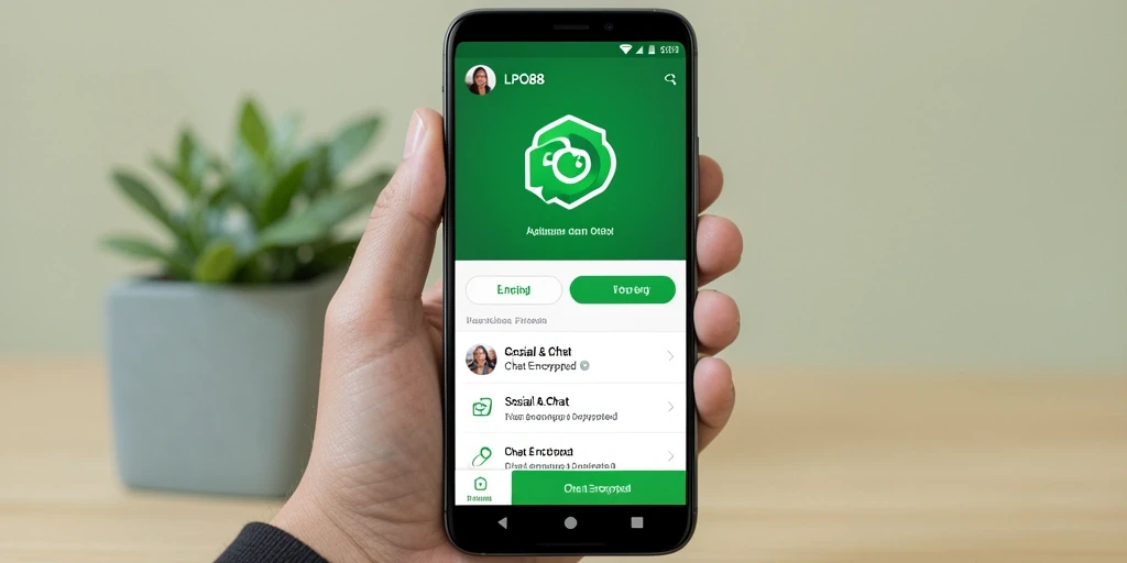 Antarmuka LPO88 yang modern dan mudah digunakan untuk chatting aman.