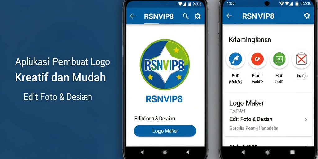 Tampilan antarmuka RSNVIP8 yang sederhana dan fungsional.